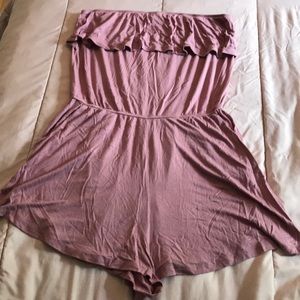 Super comfy pink romper from Charlotte Russe